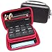 Produktbild Simboom Transportetui für New Nintendo 3DS XL / New 3DS Hart Schutzhülle Tasche Reise Aufbewahrungsbox für Nintendo Konsole & Accessoires - Schwarz / Rot