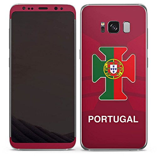 Samsung Galaxy S8 Folie Skin Sticker aus Vinyl-Folie Aufkleber Portugal Em Trikot Fussball Football
