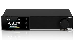 AOSHIDA Topping D70 Pro Sabre Full Balanced DAC- ES9039SPro DSD512 PCM 768kHz, Bluetooth LDAC, OPT COAX AES Digital-analog Converter for Home Amp, HiFi Decoder Preamp with Remote, Black