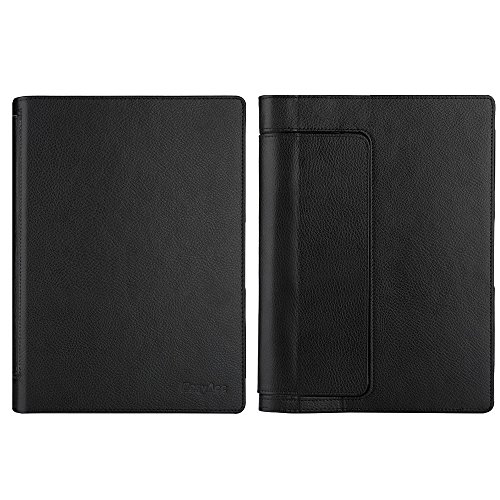 Lenovo YOGA Tablet 3-10 Hülle, EasyAcc Case Cover Tasche Etui – Folio Kunstleder Schutzhülle mit Auto Sleep / Wake geeignet für Lenovo Yoga 3-10 25,65 cm (10,1 Zoll HD IPS) Tablet , Schwarz - 7