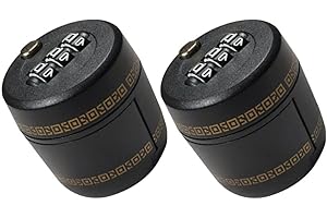 BESTonZON Cerradura De Combinación para Botellas De Vino 2 Tapones Superiores con Código De Contraseña para Vino Cerradura Digital Reutilizable para Botellas De Cerveza Y Bebidas