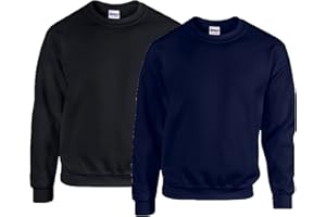 Gildan 2er Herren Sweatshirt Heavy Blend Sweat M L XL 2XL 3XL 4XL 5XL in verschiedenen Farbsets & HLKauf-Block
