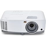 Viewsonic PA503S 3D Heimkino DLP Beamer (SVGA, 3.600 ANSI Lumen, HDMI, 2 Watt Lautsprecher, 1.1x optischer Zoom) weiß-grau