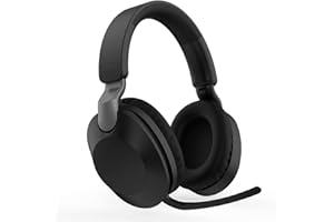 Satohom Auriculares Inalambricos Bluetooth Diadema Cascos Cancelación de Ruido Plegables Wireless Headphones Gaming Headset Auriculares con Microfono y Cable Cascos para PC Musica Gimnasio Gym TV