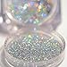 Born Pretty 2g/Box Holographic Laser Powder Gorgeous Manicure Nail Art Glitter Dust Powder Silver