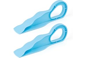 GEBAUM Outil de Levage de Matelas Wedge, 2 pièces Lève Matelas, Bleu Outil de Levage de Matelas, Faire Le Lit sans Avoir à Le Soulever Plusieurs Fois, Insérer et Retirer Rapidement Le Drap de Lit