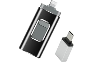 64GB Photo Stick 4-in-1 USB Stick, No APP Needed,Externer Speicher zur Fotosicherung und Speichererweiterung, Flash-Laufwerk mit Plug-and-Play Backup für Fotos & Videos, schnelle Übertragung