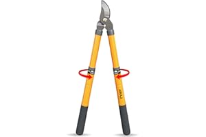 AIRAJ 42-61cm Telescopic Tree Loppers,Garden Loppers for Gardening Heavy Duty,with 3.5cm Cutting Capacity,Bypass Garden Shears Tool,More Power Telescopic Lopper,Chops Branches Ease