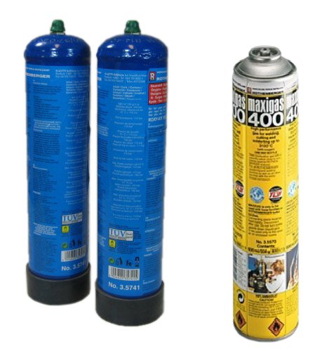 2x Sauerstoffflaschen Rothenberger + 1x Maxigas 400