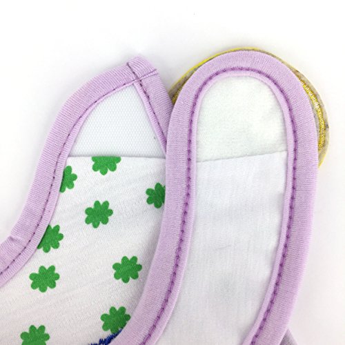 Ateid 9er Baby Lätzchen Wasserdicht Weicher Latz aus Baumwolle mit Klettverschluss - 4