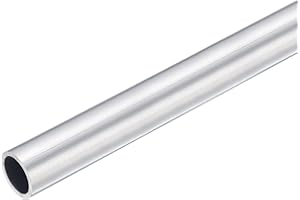 QUARKZMAN Tubo Tondo in Alluminio 6063, Tubo Rotondo in Alluminio OD 20mm, ID 16mm, Lunghezza 400mm, Dritto Alluminio Tubo per Progetti Industriali Fai-Da-Te