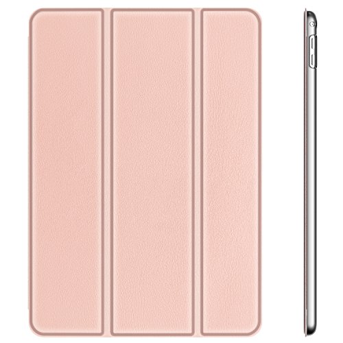 JETech iPad Mini 4 Hülle Schutzhülle Etui Tasche Abdeckung Ledertasche mit Durchschaubar Rückseite für Apple Neu iPad Mini 4 mit Automatischen Schlaf / Wake (Roségold) - 3