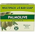Naturals Soap Bar Moisture with Olive Milk Bar Soap 4 Pack Vegan Natural Origin biodegradable soap for body hands and face GG SoapBar