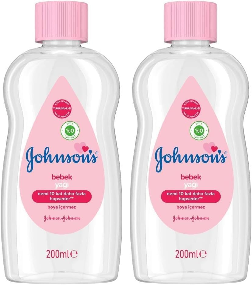 Johnson's Baby Bebek Yağı 200 ml (2 paketi)