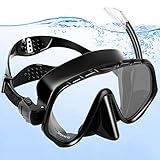 【Mayor Seguridad】 El snorkel set de Amzdeal permite respirar con confianza y enfocarse en el arrecife de coral del mundo submarino, que la válvula del tubo se cerrará para evitar que el agua ingrese al tubo accidentalmente. Pero debería prestar atención a que: este producto es para hacer snorkel, nadando cerca de la superficie y respirando continuamente a través de tubo. No lo utilice para bucear a grandes porofundidades, ya que la válvula del tubo no puede soportar la presión y el agua entrará.