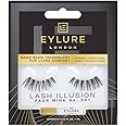 Eylure Luxe Faux Minx Effect False Eyelashes, Regent, Black