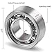 Produktbild R188 lager ball bearing Edelstahl und Keramik-Hybrid-Kugellager für Fidget Toys Hand Spinner Finger Inliner (1-Pcs)