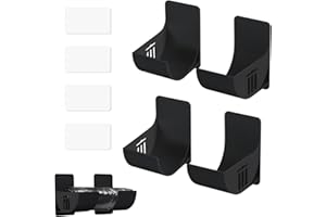 YUNXCNA Support de Sac en Plastique, 2 Paires Support Sac Poubelle Mural, Armoires de Cuisine Porte Boîte de Rangement, sans Poinçonnage Support de Sac Poubelle Mural Organisateur, Noir