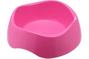 Beco Pets, Bamboo Dog Food & Water Bowl, Non-Slip, Easy Clean, Pink, Small