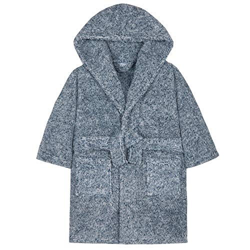 Boys/Kids Soft Plush Fleece Dressing Gowns/Bathrobes Snuggle Cosy Warm Gift 2-13, (,)