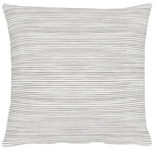 APELT Kissenhülle 4503 Farbe 28, moderner und trendiger Kissenbezug, hochwertige und schicke Unifarbene Zierkissenhülle mit Struktur in Weiß-Grau, Größe 40 x 40 cm