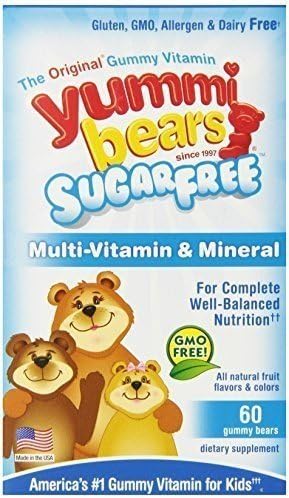 Hero Nutritional: Yummi Bears Multi Vitamin Sugar Free, 60 ct (6 pack)