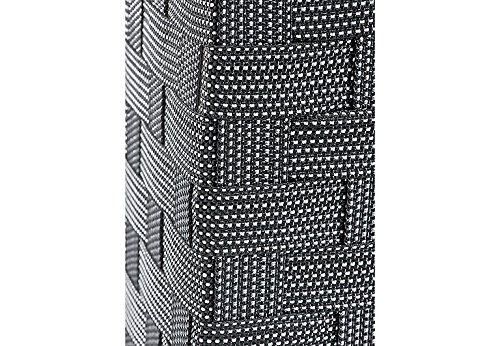 Wäschekorb Wäschebox Wäschesammler Wäschetruhe Wäschebehälter Wäschesortierer Nylon schwarz weiss - 3