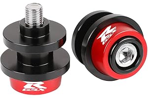 YIEBA M8 Deslizadores del Basculante de la Motocicleta, Deslizadores del Carrete del Basculante del Soporte Trasero para Suzuki GSXR 125 250 300 600 750 1000 1100 (Rojo)