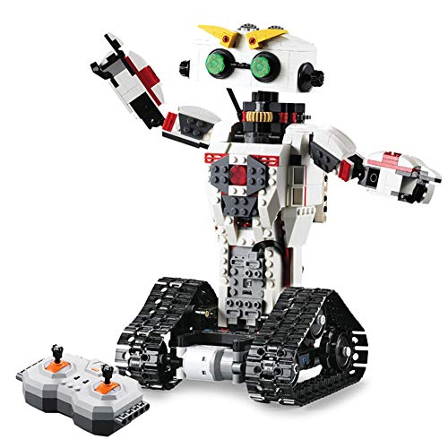Preisvergleich Produktbild Aiya Technik Raum Roboter Fernbedienung 2in1 Creator Bausteinziegelsteine DIY Spielzeug Erleuchten Für Kinder Kompatibel mit Marke Spielzeug,Red