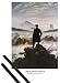 Produktbild 1art1 Poster + Hanger: Caspar David Friedrich Poster (91x61 cm) Der Wanderer Im Nebelmeer, 1818 Inklusive EIN Paar Posterleisten, Schwarz