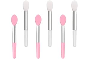 CVDYWDJIE 6 Uds Pincel De Silicona Para Labios, Mini Pincel Para Bálsamo Labial, Pincel Aplicador De Lápiz Labial, Mini Pincel Reutilizable Para Labios, Pincel Para Labios Apto Para Viajes