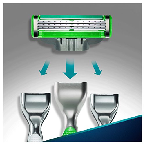 Gillette Mach3 Sensitive Rasierklingen Für Männer, 5 Stück - 6
