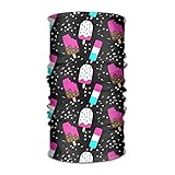 RAINNY Headwear Headband Love Ice Creams Head Scarf Wrap Sweatband Sport Headscarves For Men Women
