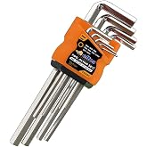 Eltos 9 Par&ccedil;a Alyan Anahtar Seti, 180 mm, Krom Vanadyum &Ccedil;elik, L Tipi Sap, 1.5-10 mm'e Kadar, Ergonomik Tutuş, Korozyona Daya