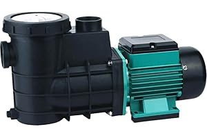 AquaOne HZS-200 - Pompa di circolazione per piscina, 200 Watt, 5000 l/h