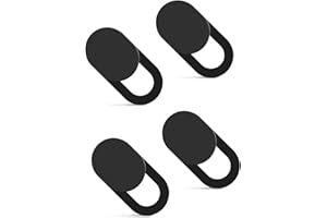 lululeague Webcam Abdeckung, Cover Kamera Laptop, 0.027 Ultra dünne Web Kamera Abdeckung für Computer Laptop, MacBook Pro, Smartphone, PC, Handyzubehör -Schutz Ihrer Privatsphäre Online (4 Stück)