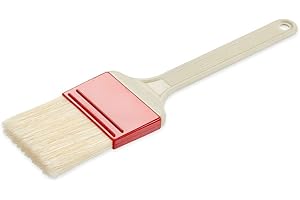 thermohauser Pennello da forno con setole naturali flessibili, larghezza 6 cm, lunghezza setole di circa 5,5 cm, pennello da cucina in pelo naturale