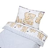 Kinderbettwäsche Bettwäsche Baby Kinder Decke Kissen Bezug 100×135 Design 9 NEU - 4