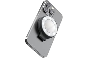 ShiftCam SnapLight – LED-Selfie-Ringlicht mit Vier Helligkeitseinstellungen und eingebautem Akku – Magnetische Halterung lässt Sich an jedem Telefon befestigen