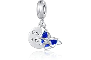 LSxAB One of a Kind Butterfly Charm Compatible with Pandora Bracelets