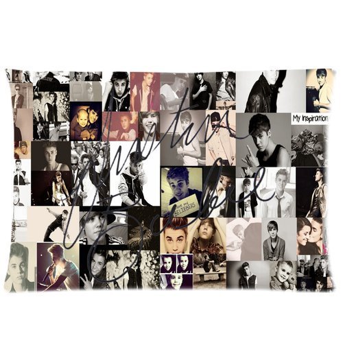 Generic justin bieber Custom Zippered Pillow Cases 20x26 (Twin Sides)