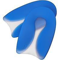 Healifty 1 Paar Fersensporn Fersenkissen Silikon Gel U-Form Heel Pad zur Schmerzlinderung Fersenschutz Größe M