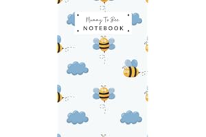 Mummy To Be Notebook: Matte Cover With cute Bee Image | Perfect for New Pregnancy, First Time Mum | Lined Paper | 6x9 inches