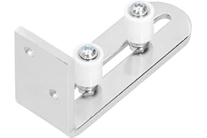 TEROR Door Roller Guide,Barn Door Bottom Floor Guide with Bearing Sliding Door Roller Guide Kit Hardware Fittings