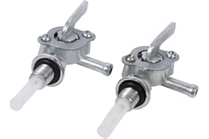 AYNEFY 2Pcs Motorcycle Fuel Tap ATV Gas Petrol Fuel Tank Switch Valve M10 Fuel Tap Switch for ATV Quad Pocket Pit Dirt Bike Go Kart Motorcycle