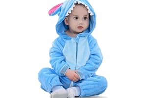Epokus Kostüm Baby Strampler, 73-100cm,7-36 Monate, Halloween Kostüm Baby Romper, Faschings Cute Karikatur Jumpsuit, Overall Bodysuit