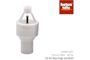 Hotun HiFlo Dry Trap Tundish for Boilers, Water Heaters & Cylinders White - 15 x 32mm