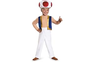 DISGUISE Nintendo Super Mario Bros Toad Toddler Costume Small 2T