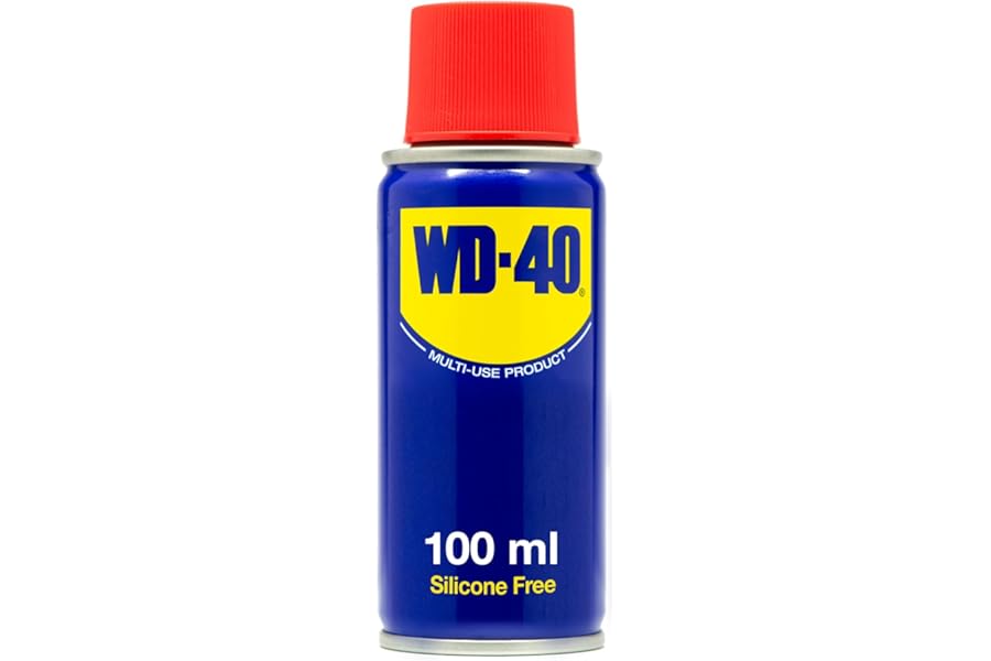 WD-40 Multi Use Lubricant Spray 100ml Pocket Size Original, Multipurpose WD40 Spray Lubricant for Maintenance, Water Displacement, and Rust Protection for Emergency Repairs and Travel