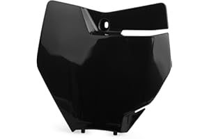 POLISPORT 8664900003 - Tabella portanumero replica OEM realizzata in plastica lucida resistente e durevole compatibile con le moto KTM in colore nero